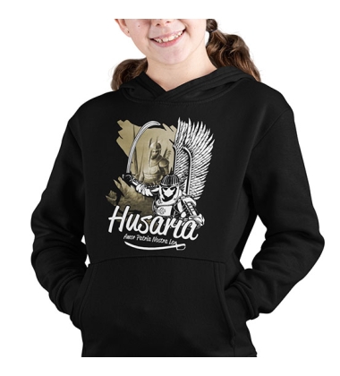 BLUZA DZIECIĘCA Z KAPTUREM HUSARIA AMOR PATRIA NOSTRA LEX